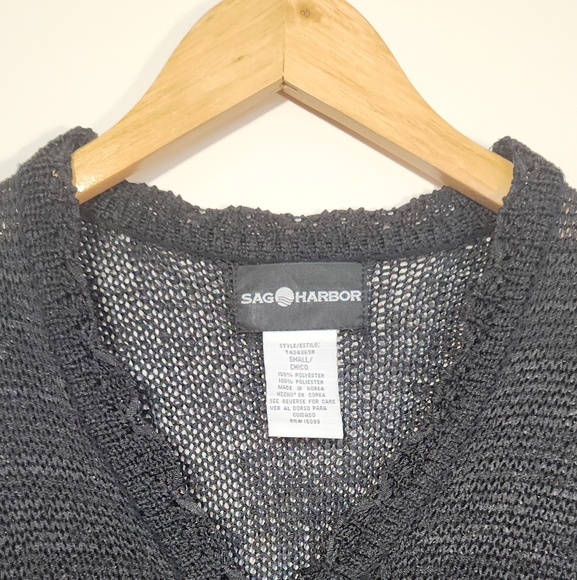 🔥SOLD🔥 Vintage Sag Harbor Loose Knit Cardigan - Picture 7 of 13